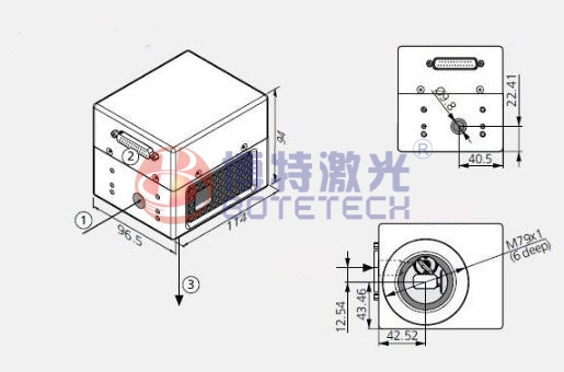 激光打標(biāo)機振鏡圖紙